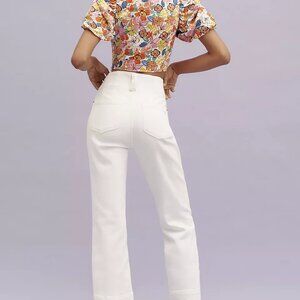 NWT PILCRO Slim 70's High Rise Women's Jeans White Size 26